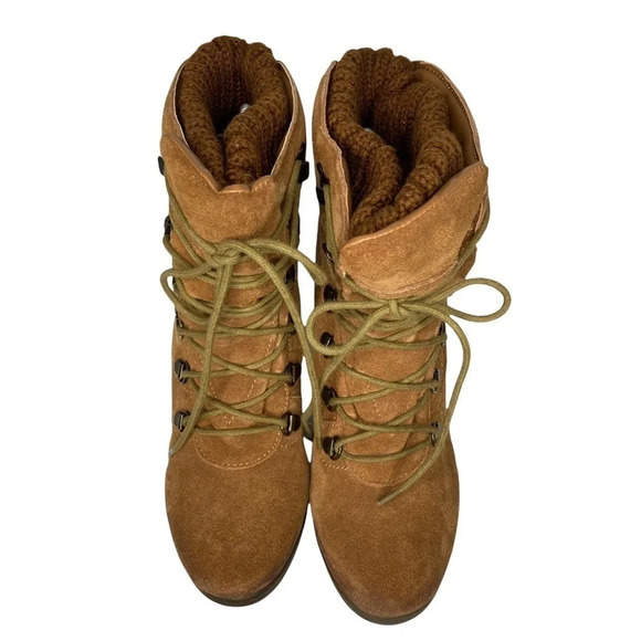 White Mountain "Seguy" Chestnut Wedge Bootie. Sz: 9M - Picture 3 of 10